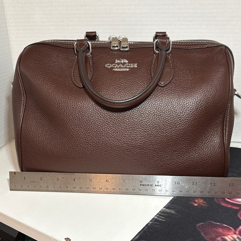 Coach Large Rowan- Maple with silver Hardware